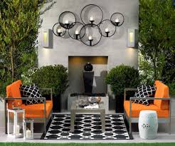 Patio Furniture With Orange And Black Pallete Outdoor Patio Decor Small Patio Decor Patio Wall Decor