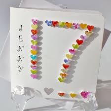 Homemade Birthday Card For 4 Year Old Boy 17th Birthday Card Personalised Age 17 Card Handmade And Customised For Her Perfect For Daughter Niece Granddaughter Or Friend Handmade Birthday Cards Birthday Cards Birthday Gifts For Girls