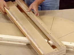The angle of the shoe can be adjusted so that body and blade of the saw are tilted to make a bevel cut through material. How To Make A Cross Cut Platform For Your Circular Saw How Tos Diy