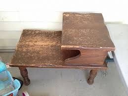 Think Twice Before You Toss Out That Old End Table Old End Tables Redo End Tables Antique End Tables
