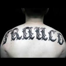 Last name back tattoo fonts. 50 Last Name Tattoos For Men Honorable Ink Ideas
