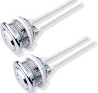 SHUBEIEUMI 2 Pezzi Pulsante di Scarico WC Doppio 38mm Standard Pulsante  Scarico WC Serbatoio Acqua Pulsanti Pulsante di Scarico WC, per WC  Familiare ...