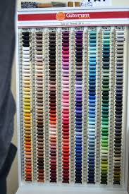 58 Precise Gutermann Sewing Thread Colour Chart