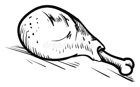 Chicken Leg Sketch Illustration Vector Stock Vector Illustration Of Graphic Cartoon 160169880 Bbq chicken drumsticks cooked in an easy homemade bbq sauce and then grilled to crispy, smokey perfection! chicken leg sketch illustration