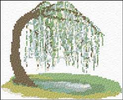 Links preceded by a plus sign (+) require free registration (to that particular site, not to cross stitch pattern central) before viewing. Willow Tree Cross Stitch Pattern Cross Stitch