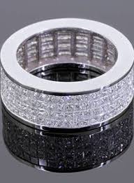 Rafaello Co Eternity Wedding Band With White Diamonds In White Gold Men Diamond Ring Mens Wedding Rings Diamond White