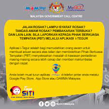 Jalan yang menjadi akses utama menuju kampung nelayan desa karanganyar ini akan segera dilakukan perbaikan. Malaysia Government Call Centre Jalan Rosak Lampu Isyarat Rosak Tandas Awam Rosak Pembakaran Terbuka Dan Lain Lain Sila Laporkan Kepada Pihak Berkuasa Tempatan Pbt Melalui Aplikasi I Tegur Aplikasi I Tegur Adalah Bagi Memudahkan