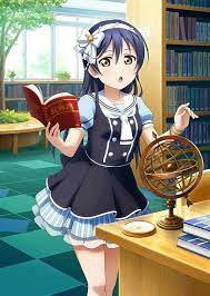 スクフェス 園田海未 SSR (パイレーツ編 枠なし) | 애니메이션 소녀, 애니메이션 여학생, 아름다운 애니메이션 소녀
