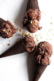 Chocolate Brownie Ice Cream Recette Creme Gourmandise Brownie Chocolat