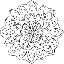 Mandala chat coloriages pour enfants. Coloriage Mandala Fleur En Ligne Gratuit A Imprimer