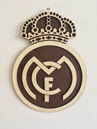 Real madrid club de fútbol, commonly known as real madrid, is a professional football club based in madrid, spain. Wooden Football Logo Real Madrid F C By Woodenlogos On Etsy Real Madrid Logo Real Madrid Madrid Wallpaper