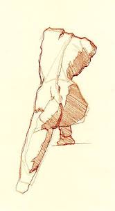 Robert F Hand Love This I See Figures The Same Way Very Structured Shadow Becomes A Separate Shape Figure Drawing Drawings Figure Sketching