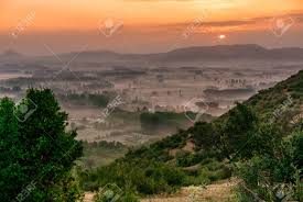 Things to do in o'higgins region, chile: Picturesque Sunrise In Spring In Central Chile Misty Mountains Coltauco O Higgins Region Chile South America Stock Photo Picture And Royalty Free Image Image 77959189