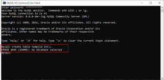 Mysql Create Table Statement With Examples