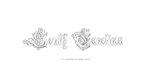 South Carolina Usa State Name Tattoo Designs Page 4 Of 5 Tattoos With Names