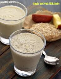 No added sugar or sweetener makes this almond milk smoothie ideal for diabetics. Apple And Oats Milkshake Recipe With Almond Milk Or Low Fat Milk