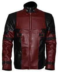 Deadpool Ryan Reynolds Wade Wilson Red Leather Jacket William Jacket Faux Leather Jacket Men Leather Jacket Deadpool Jacket
