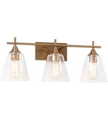 Matteo Lighting S09803ag Hollis 3 Light 25 Inch Aged Gold Brass Wall Sconce Wall Light