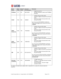 Company name dbs bank ltd. Sg Account Number Format Pages 1 32 Flip Pdf Download Fliphtml5