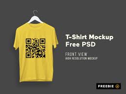 Download T Shirt Mockup Free Psd Front View Free Mockups Pixelify Net
