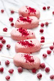 Raspberry White Chocolate Ice Cream Pops Love And Olive Oil Recipe Ice Cream Pops White Chocolate Ice Cream White Chocolate Raspberry