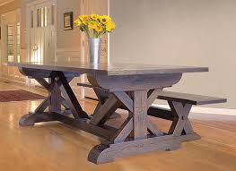 Reclaimed Wood Table Trestle Style Reclaimed West Https Www Etsy Com Listing 384924012 Reclaimed White Oak Di Dining Table Oak Dining Table Oak Dining Room