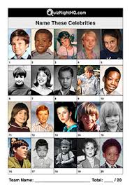 Well, what do you know? Famous Faces 045 Celebrities As Kids Quiznighthq