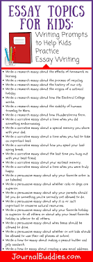 Essay Topics For Kids Essay Writing Skills Essay Writing Tips Writing Prompts For Kids