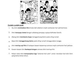 Suasana hari raya (asyiela putri) berlalulah sudah ramadan sebulan berpuasa tiba syawal kita rayakan dengan rasa. Gambar Bina Ayat Sambutan Hari Guru