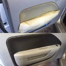 Before And After Interior Door Panel Repair Doors Interior Panel Doors Car Seats