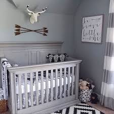 Looking At A Monochromatic Color Pallet For Your Nursery But Afraid It Will Be Boring No Way Swallowsgr Nursery Inspiration Boy Grey Crib Nursery Baby Room