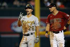 Pirates second baseman adam frazier pulls in a ball hit by padres tucupita marcano in the second inning on april 13, 2021, at pnc park. 2alg1 Vrhavzgm