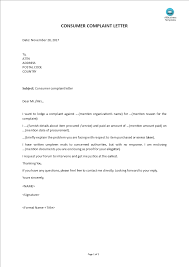 When applying for a mortgage, be prepared to explain credit hiccups. Consumer Complaint Letter Templates At Allbusinesstemplates Com