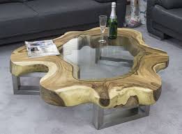 Designer Couchtisch Baumscheibe Mit Glas Der Tischonkel Couchtisch Baumscheibe Holztisch Design Holzesstische