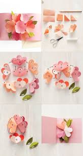 Pressing the plant in the newsprint. Diy 3d Flower Greeting Card Diy Tutorials