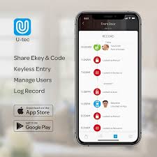 These buttons lock and unlock your car from smartphone app. Buy Ultraloq U Bolt Bluetooth Enabled Keypad Smart Deadbolt Satin Nickel 5 In 1 Keyless Entry Smartphone App For Ios And Android Anti Peep Code Auto Unlock Auto Lock Match
