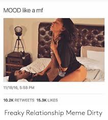 Cute couples texts couple texts freaky goals freaky memes cute couple quotes bae quotes thought catalog text messages relationship quotes. Mood Like A Mf 111816 558 Pm 102k Retweets 153k Likes Freaky Relationship Meme Dirty Meme On Me Me