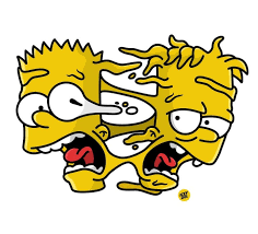 Bart Hugo The Simpsons Treehouse Of Horror Simpsons Drawings Simpsons Art Simpsons Tattoo