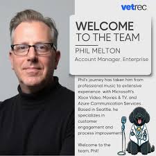 🐾 We are thrilled to welcome Phil Melton to the VetRec family as Account  Manager, Enterprise!