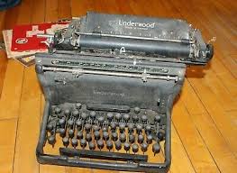My husband repairs old typewriters and we sell them online. Vintage Underwood Typewriter 1930s Home Decor Black Toronto Canada Ebay
