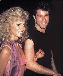 John Travolta John Travolta Olivia Newton John Grease Movie