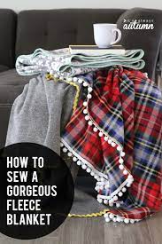 How To Make Gorgeous Diy Fleece Blankets It S So Easy Easy Sewing Beginner Sewing Projects Easy Sewing Gifts