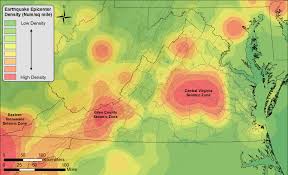 World map an earthquake zone is a region in which seismic activity is more frequent. An Earthquake History Finding Faults In Virginia Uva Today