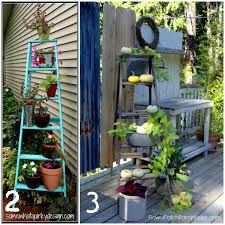 12 Creative And Rustic Garden Art Ladder Ideas Empress Of Dirt Primitive Garden Decor Rustic Gardens Garden Design Plans