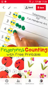 Finger Paint Numbers Preschool Activities School Activities Preschool Lessons
