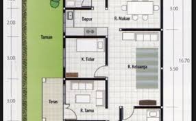 25 denah rumah minimalis 3 kamar yang inspiratif 2019 sumber : Denah Rumah Minimalis 3 Kamar Ukuran 7 9 Expo Desain Rumah Cute766