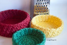 They can also send extra nests to rescue groups that need them. Free Pattern Bird S Nest Bowl Set Crochet Container Pattern