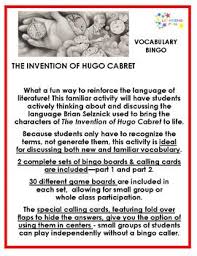 Dans le paris des années 30, le jeune hugo est un orphelin de douze ans qui vit dans une gare. The Invention Of Hugo Cabret Vocabulary Bingo By Learning Fun Tpt