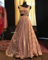 Mauve Draped Indowestern Lehenga Indian Wedding Fashion Indian Fashion Dresses Indian Wedding Gowns