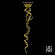 3d Model Of Staff Of Ainz Ooal Gown From Overlord Etsy In 2020 3d Model Model Gowns